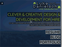 Tablet Screenshot of luke-danielson.com